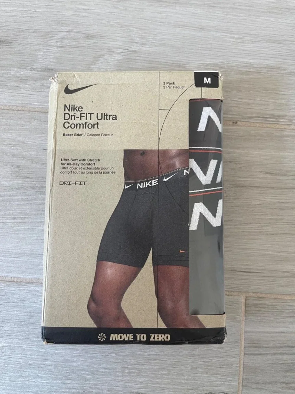 NIB NIKE DRI-FIT ULTRA COMFORT BOXERS SZ MEDIUM